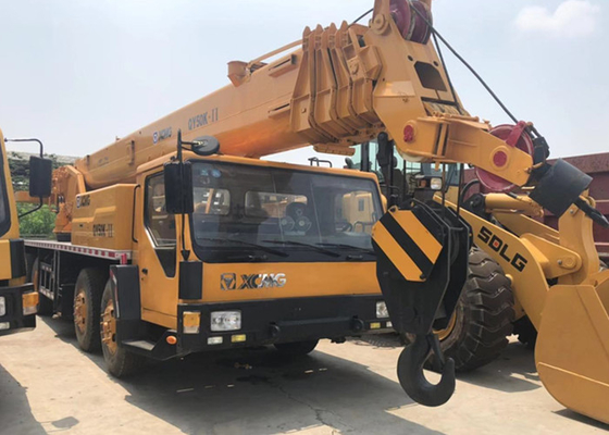 XCMG QY50K2 Second Hand Crane , Yellow Color Used Hydraulic Truck Crane