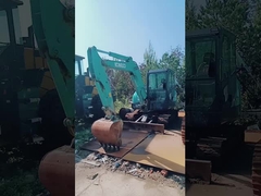 5950kg Excavadora usada Kobelco60 con potencia nominal de 42,4kw