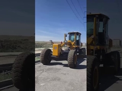 Confiable XCMG 2403 motor de segunda mano Grader Cummins motor con 3965x610mm hoja