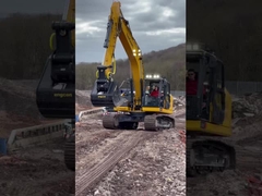 Ahorro de energía Usado pequeña excavadora LIUGONG B160 con pala recta inclinación