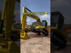 Comatsu PC220 Mini excavadora hidráulica anfibia con estructura compacta